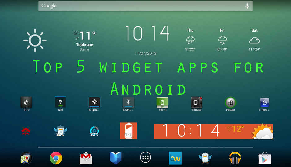 Top 5 widget apps for your Android device