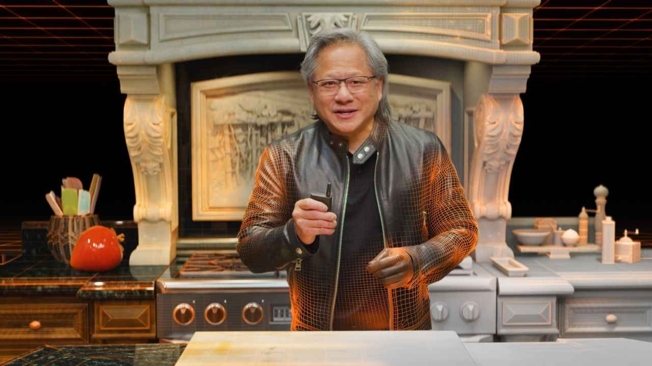 Nvidia used a CG version of CEO Jensen Huang for a part of April’s GTC keynote presentation