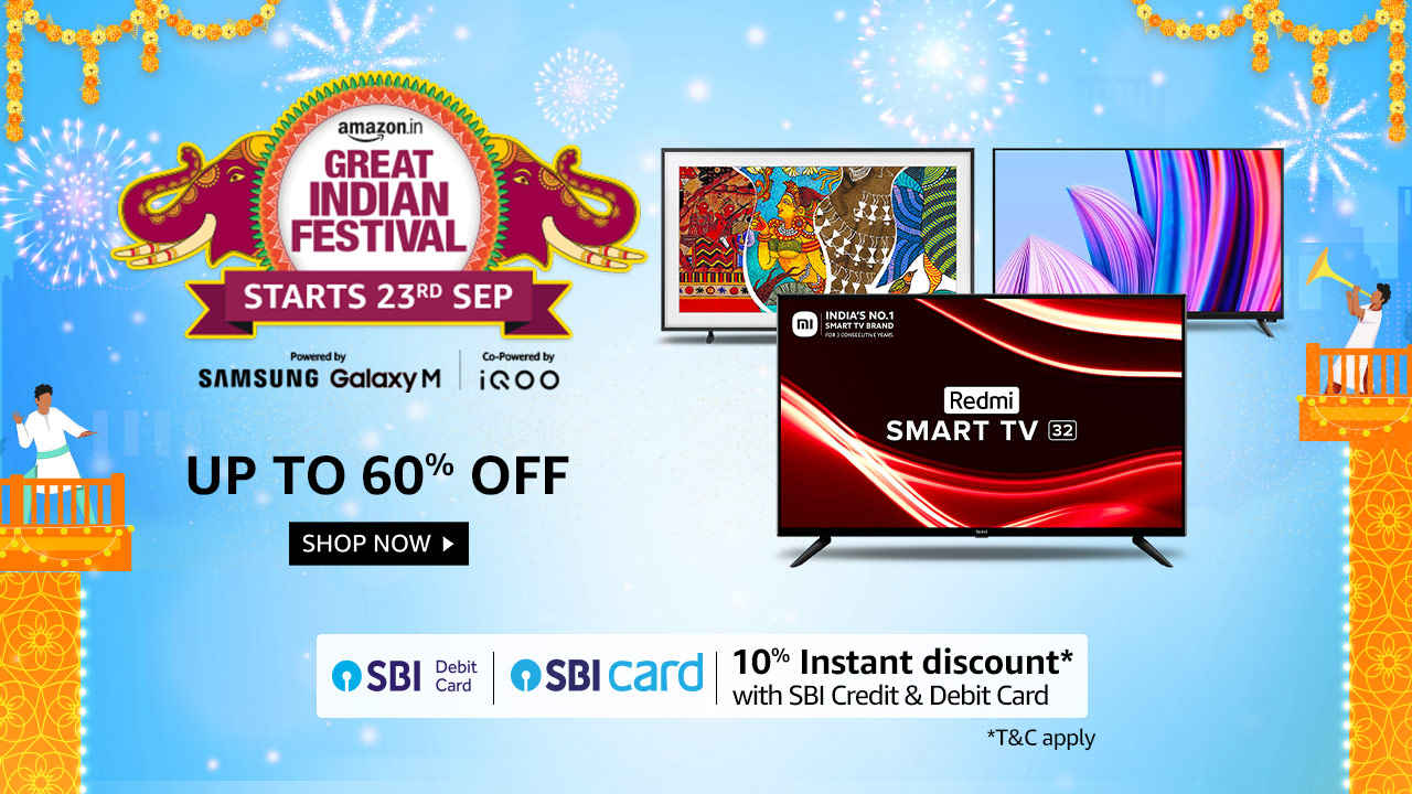 Amazon Great Indian Festival में सस्ते में खरीदें ये स्मार्ट TV, देखें बेस्ट डील