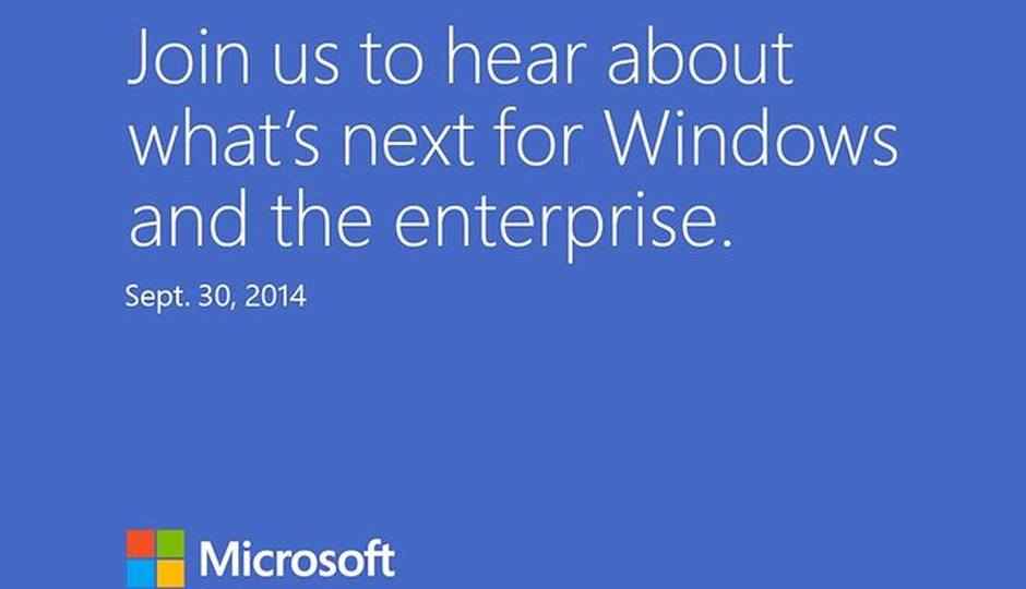 Microsoft to preview next version of Windows on September 30