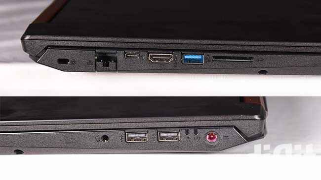 Acer Nitro V AN515-51 I/O ports