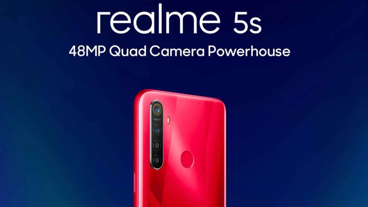 Realme 5s will be powered by the Snapdragon 665 chipset, confirms Flipkart teaser