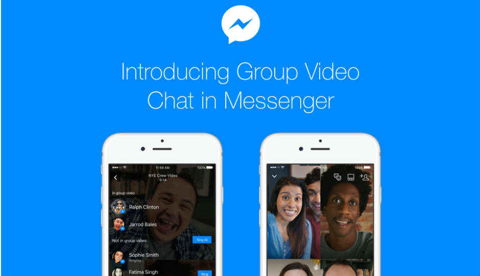 अब फेसबुक मैसेंजर से कर सकते हैं ग्रुप विडियो चैट