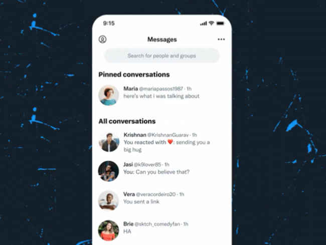 Twitter’s new update allows pinning up to six conversations direct messages