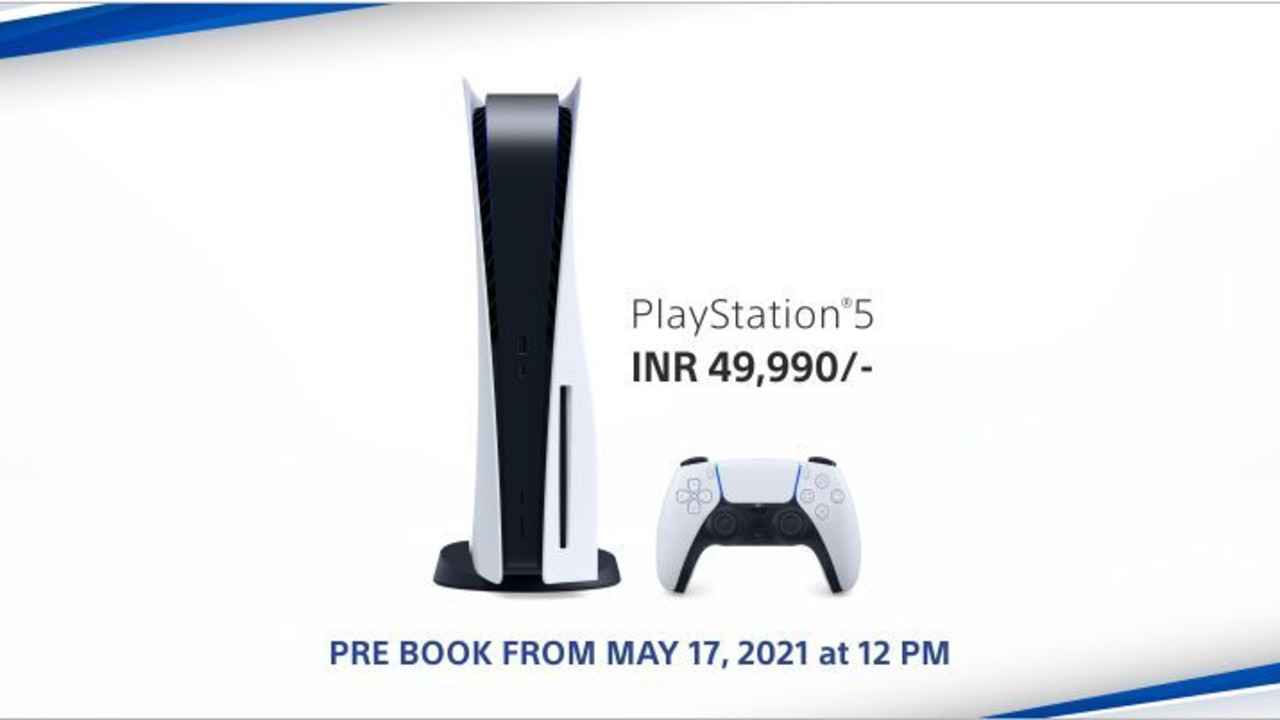 Sony PS5 available for pre-booking from May 17