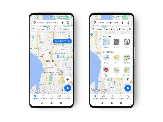 Google Maps adds COVID-19 layer on Android and iOS