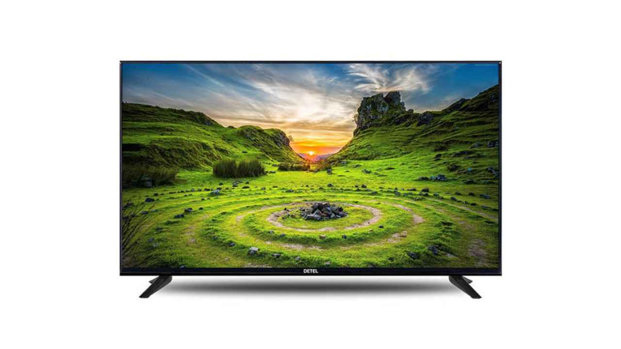 Detel Launches 75- inch 4K Smart LED TV at India Mobile Congress 2019