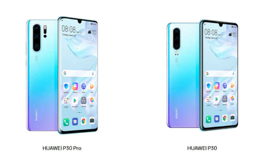 स्पेक्स कम्पैरिज़न: Huawei P30 Pro vs Huawei P30