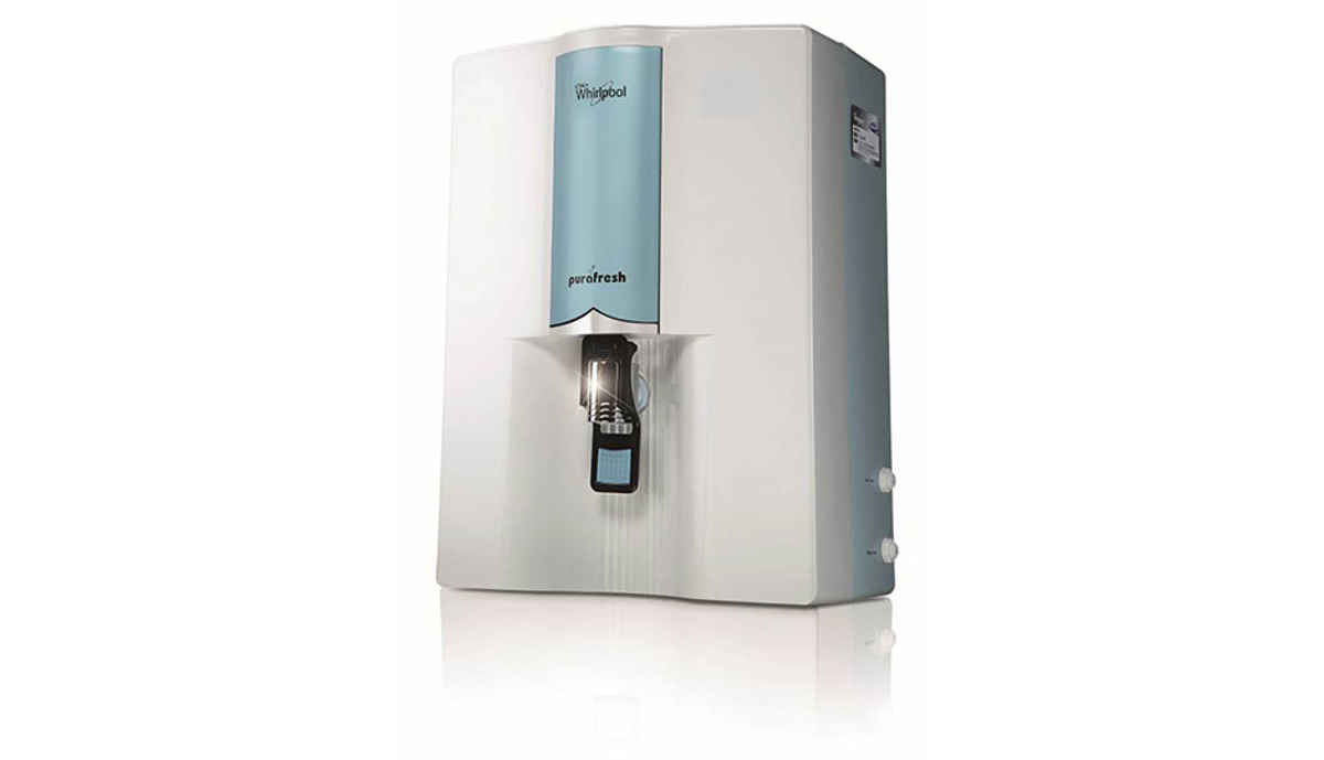 ವಿರ್ಲ್ಪೂಲ್ MINERLA 90 ELITE 8.5 L RO Water Purifier (Silver, Blue) 