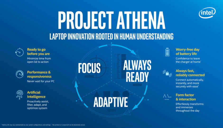 Intel Project Athena laptops will be available in H2 2019 across Windows and Chrome