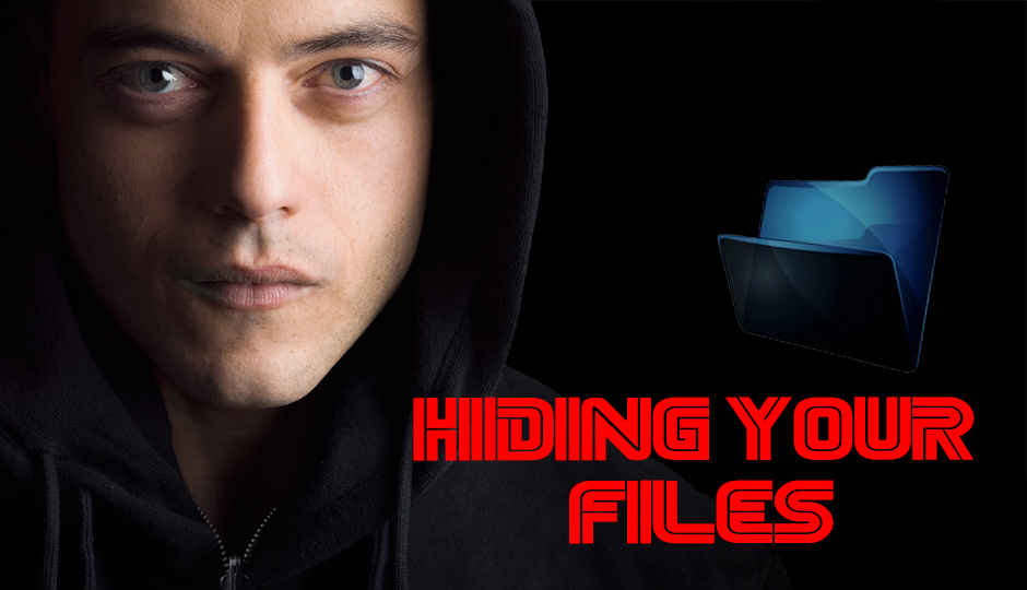 Hide your files like Mr. Robot.