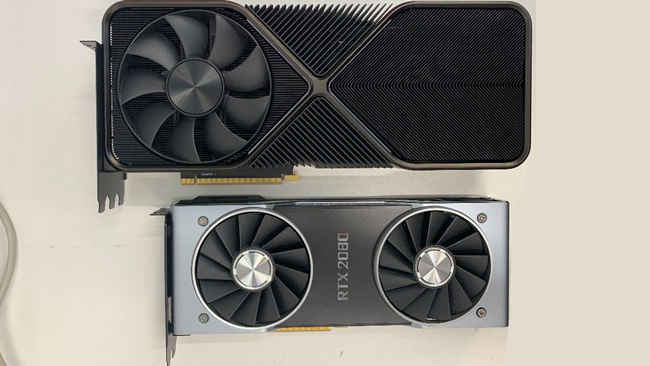 NVIDIA RTX 3090 Graphics Card against RTX 2080