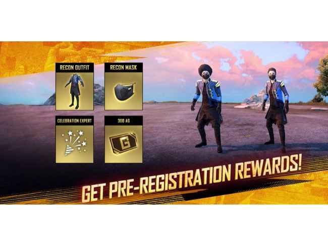 Battleground Mobile India pre registration