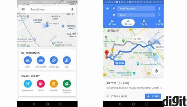 Google Maps introduces Two-Wheeler mode in India