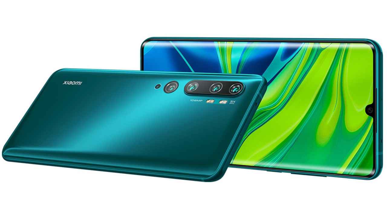 Xiaomi Mi Note 10 with 108MP penta camera setup, 5260mAh battery and more announced