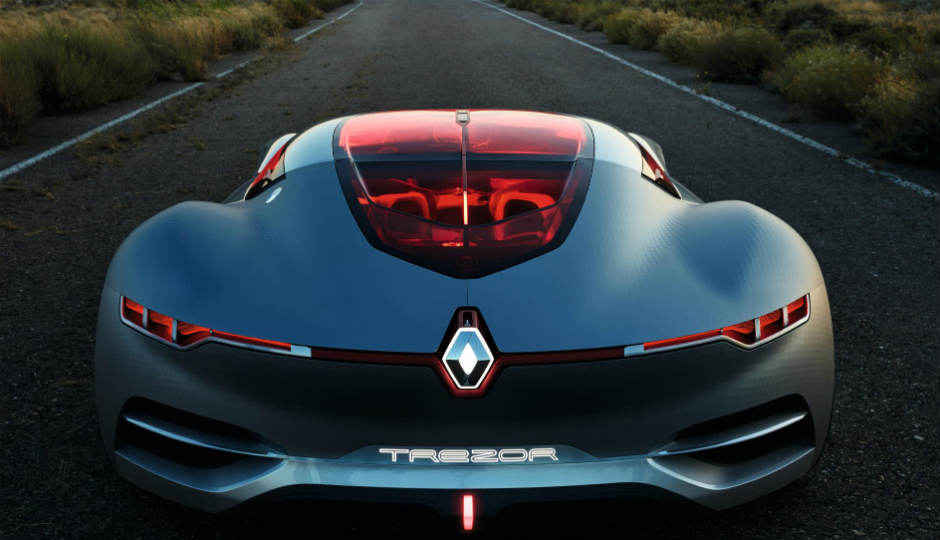 The Renault Trezor concept car is classic art coupled with futuristic technology