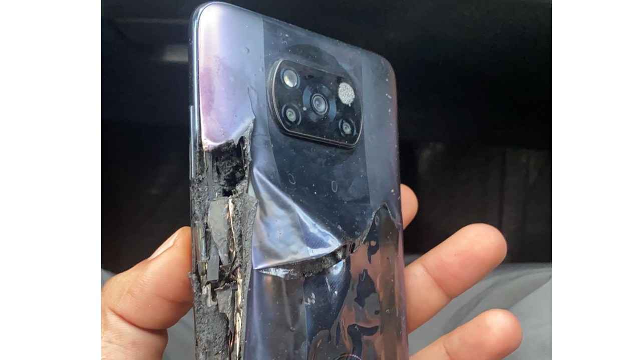 Poco X3 Pro allegedly catches fire after charging, company calls it ‘customer induced damage’