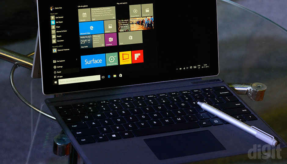 Microsoft’s Surface Pro 4 launched in India, pricing starts at Rs. 89,990