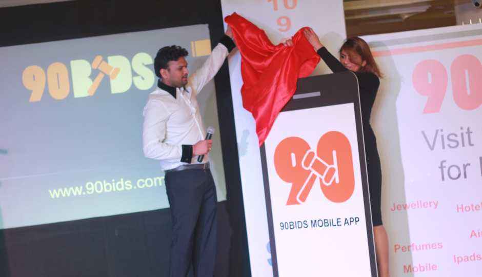 90bids.com launches Android mobile app