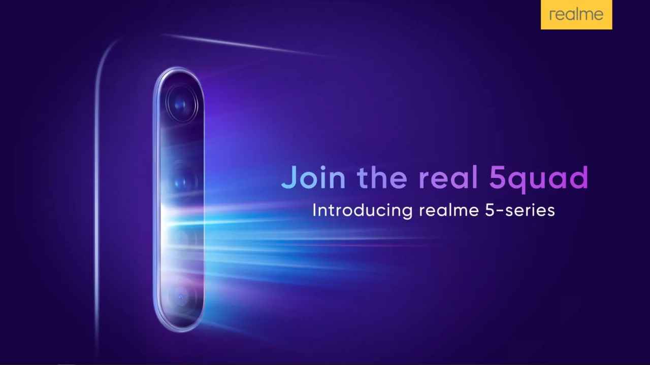 Realme 5, Realme 5 Pro teased on Flipkart, to be part of ‘Realme 5-Series’ phones