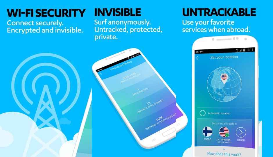 F-Secure’s Freedome app lets you surf web anonymously