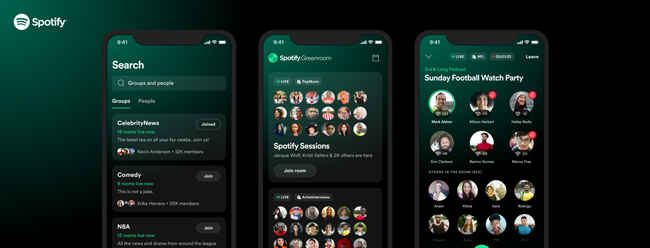 Spotify Greenroom Audio Chat app Android