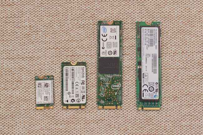 M.2 SSDs different lengths