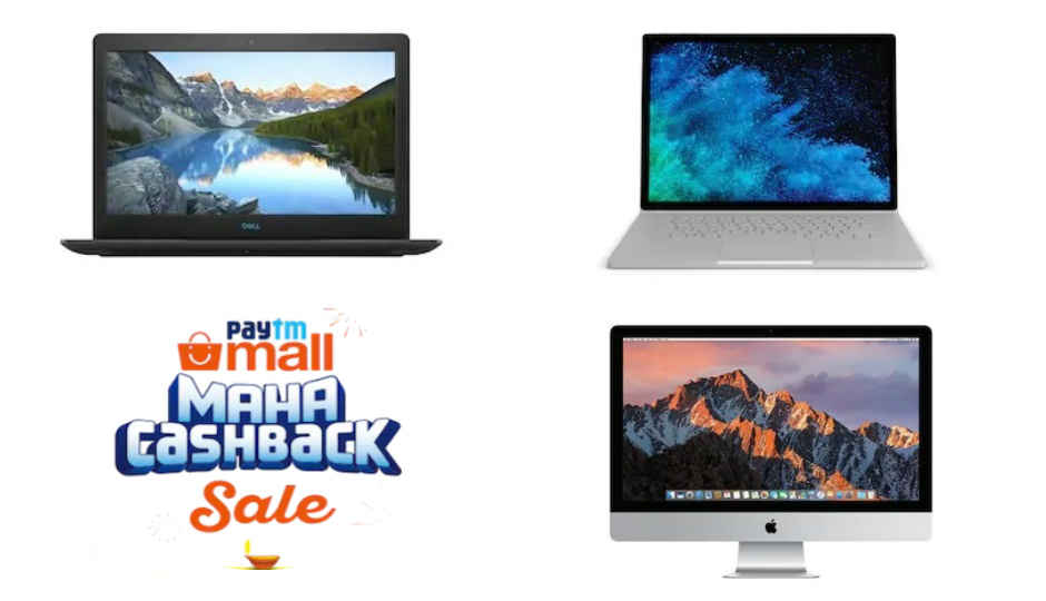 Paytm Mall Maha Cashback Sale: Best deals on laptops from Microsoft, Apple, Lenovo, Dell