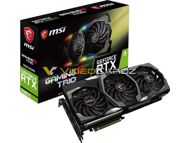 MSI GeForce RTX 2080 Ti GAMING X TRIO