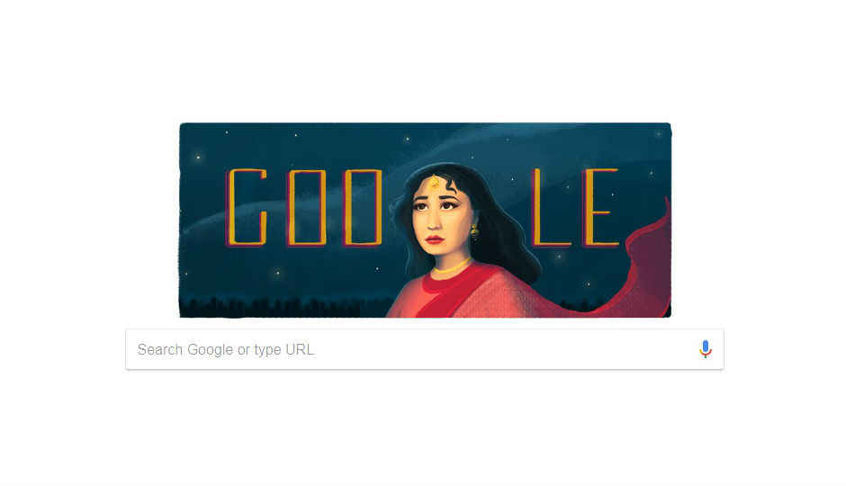 बॉलीवुड की मशहूर अदाकारा मीना कुमारी को उनके 85वें जन्मदिवस पर Google ने किया याद