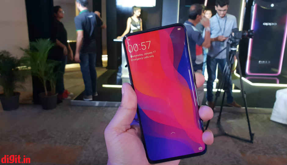 Oppo Find X White colour variant spotted in the wild