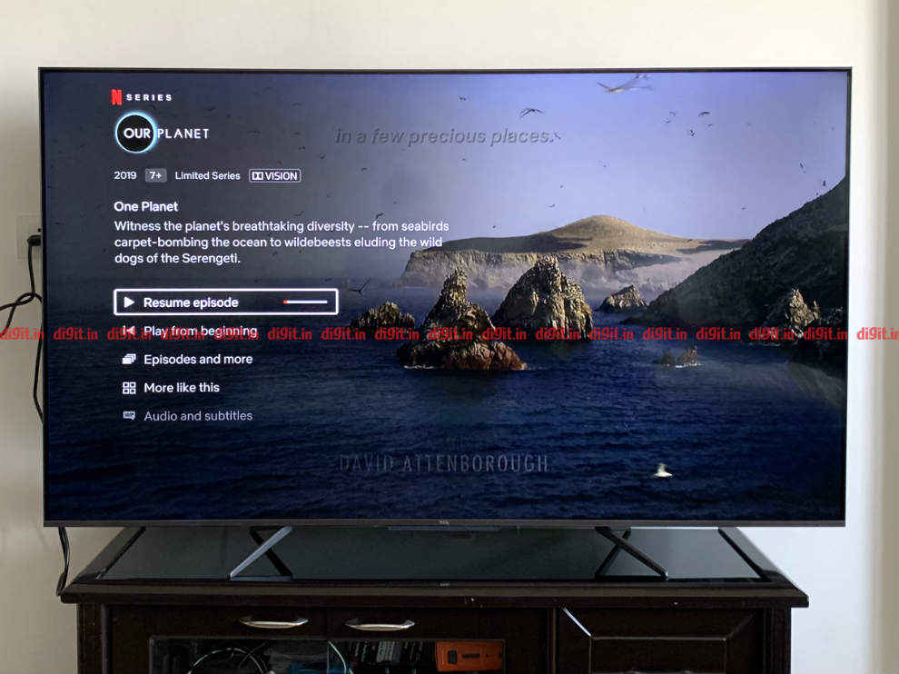 The TCL C715 supports Dolby Vision.