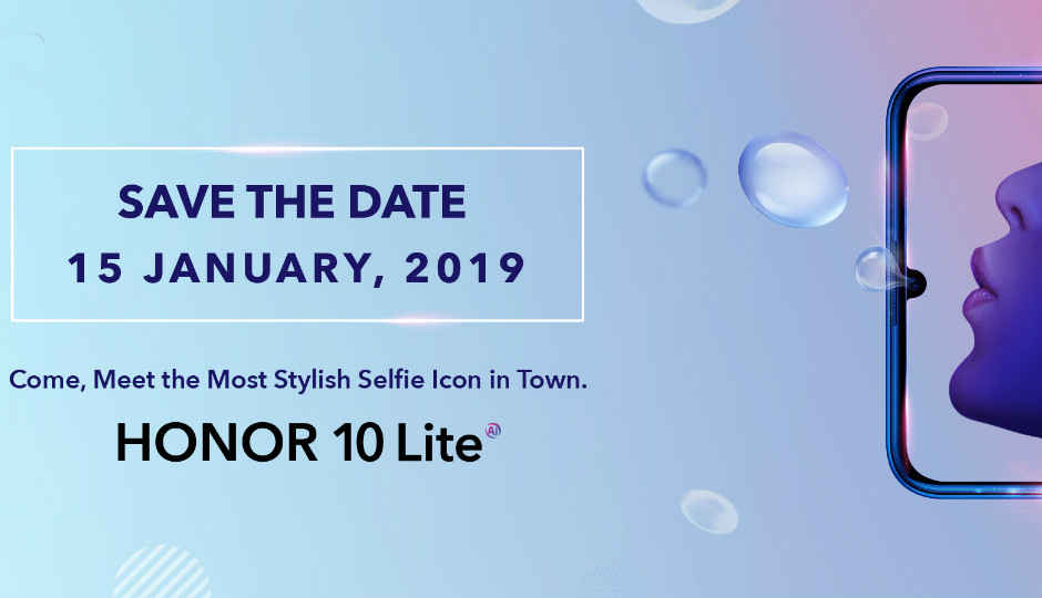 Honor 10 Lite India launch set on January 15, will be Flipkart exclusive