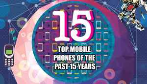 15 top mobile  phones of the  past 15 years
