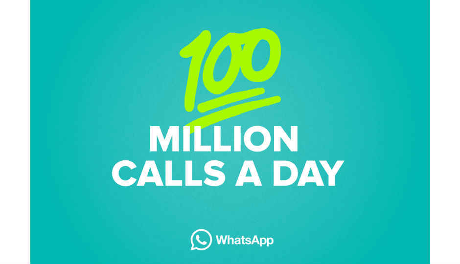 WhatsApp says users make over 100 million calls daily