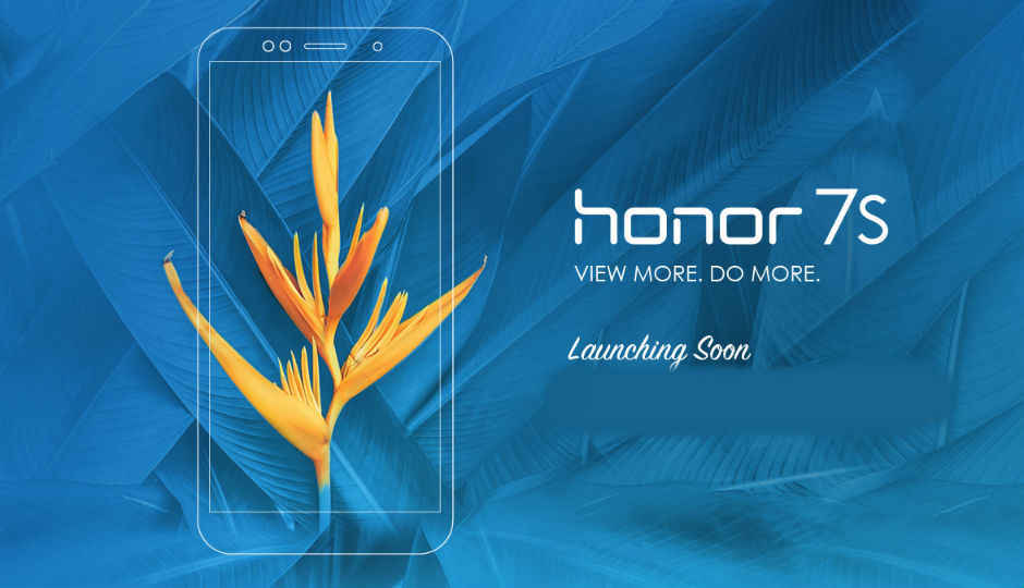 Flipkart-exclusive Honor 7S budget smartphone to launch in India at 2PM today