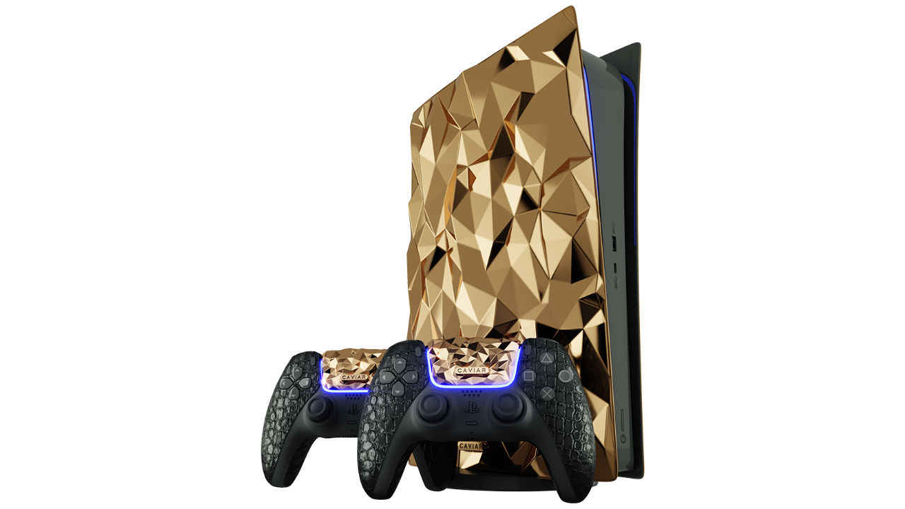Caviar’s PS5 Golden Rock Edition console makes rappers look plain and refined