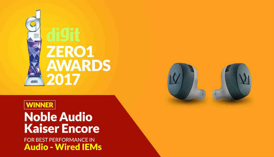 Digit Zero1 Awards 2017: Best Wired IEMS