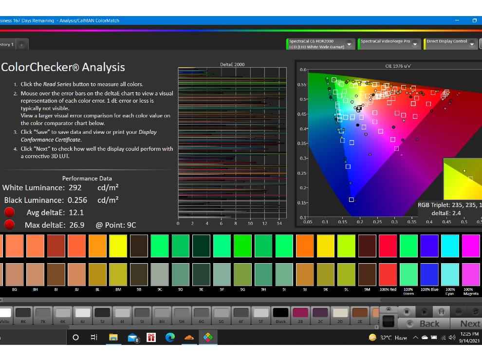 Mi TV 5X HDR Movie preset colormatch analysis