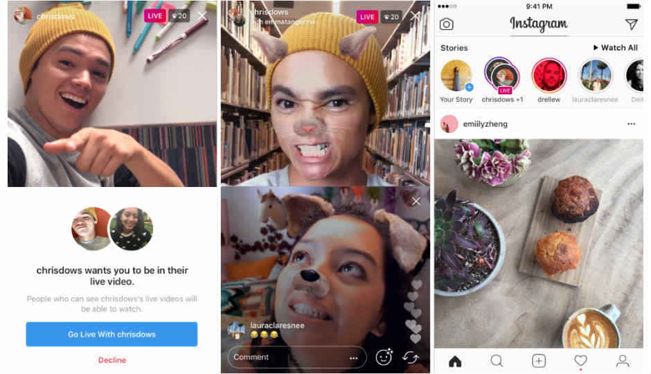 Instagram now allows you to invite friends on your live videos
