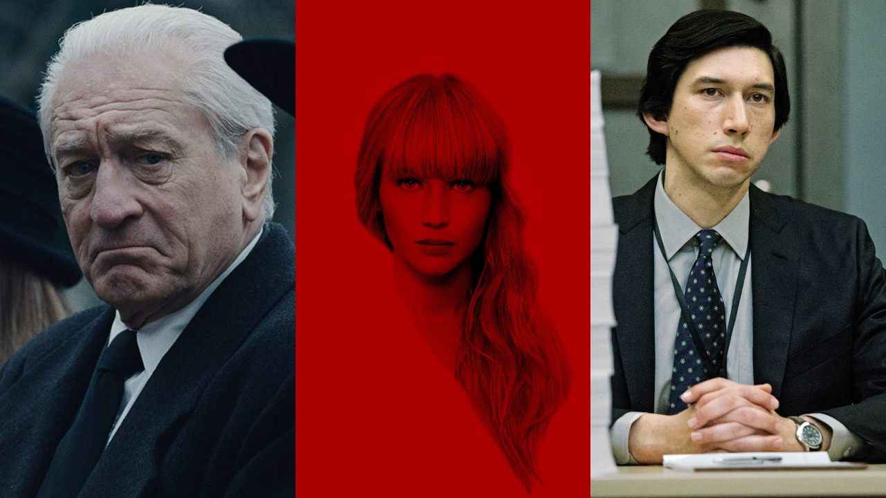 Our weekly Binge Guide featuring Red Sparrow, The Irishman and more films to keep you glued to your seat