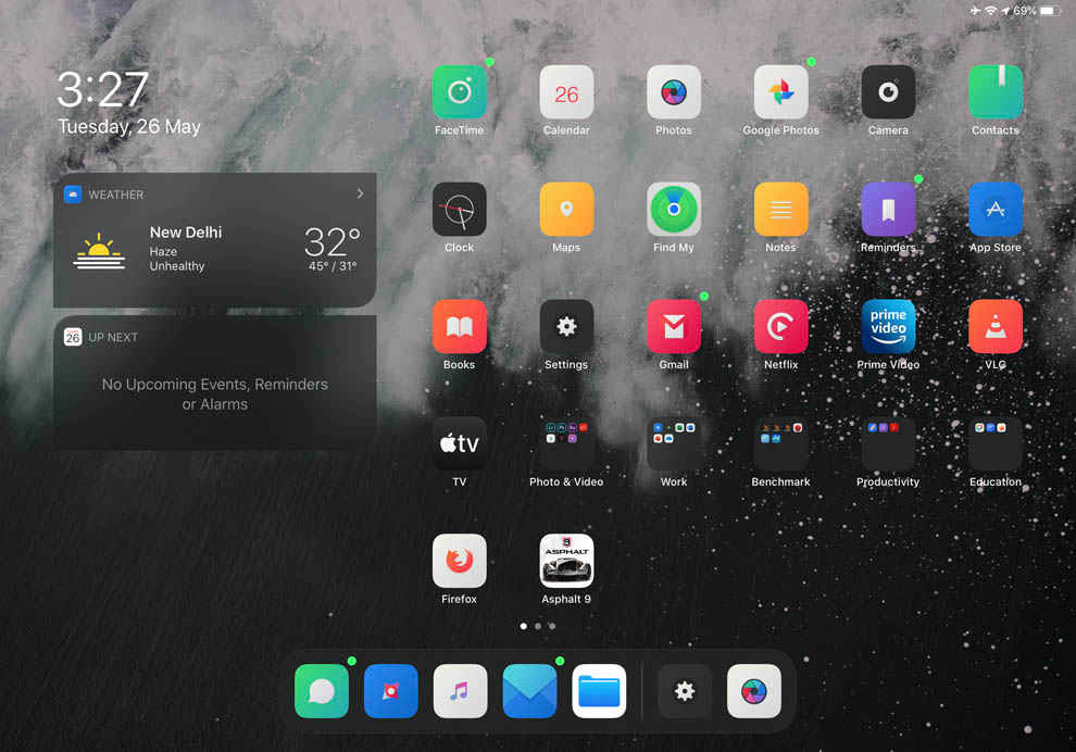 A coompletely custom user experience for the iPad Pro