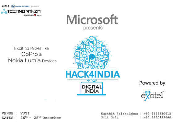 The HACK4INDIA Challenge