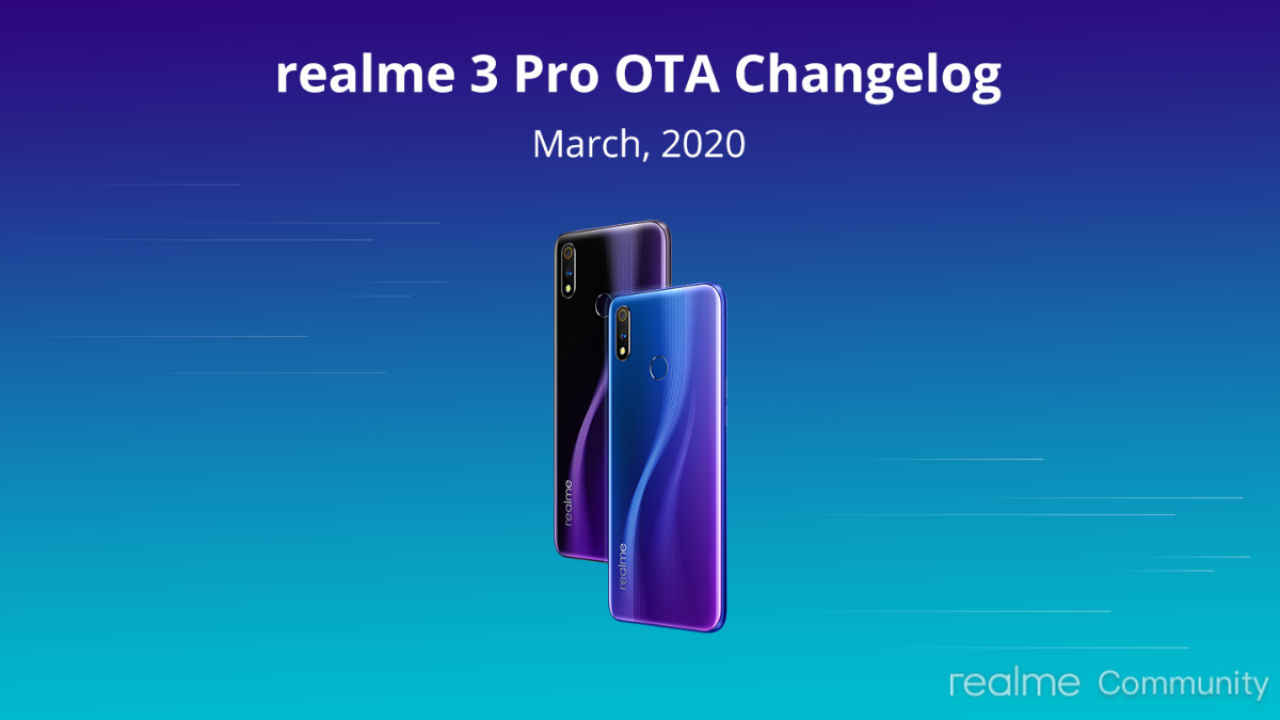 Realme 3 Pro starts receiving March 2020 OTA update, bringing with it much needed fixes