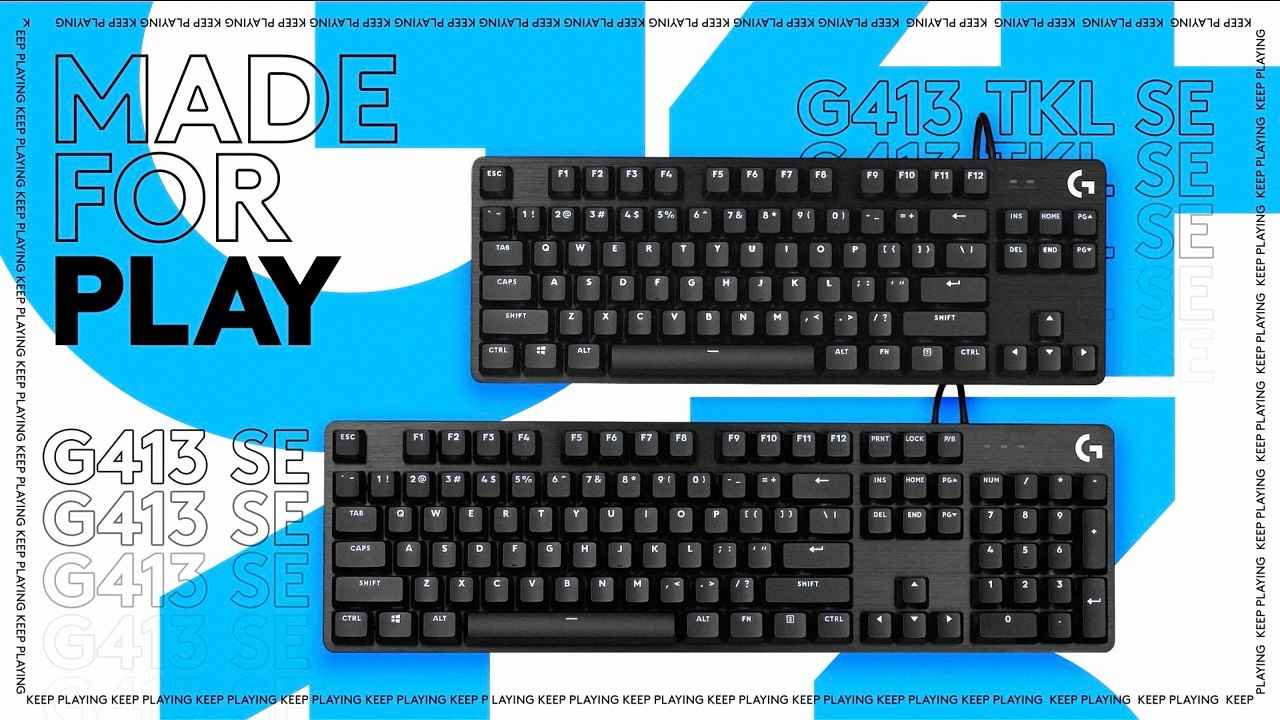 Logitech G Introduces G413 SE Mechanical Gaming Keyboard in Full Size and TKL Versions