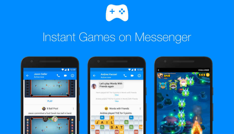 Facebook Messenger লঞ্চ করল ইন্সট্যান্ট গেম ফিচার