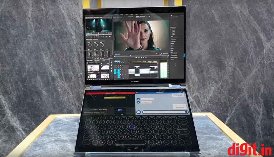 Asus Project Precog is a futuristic dual-screen convertible laptop powered by AI