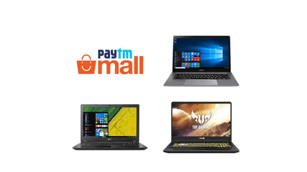 Best laptop deals during Paytm Mall’s Maha Cashback Carnival