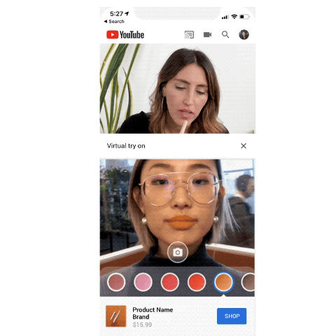 YouTube will soon let viewers try on makeup with new AR Beauty Try-On tool