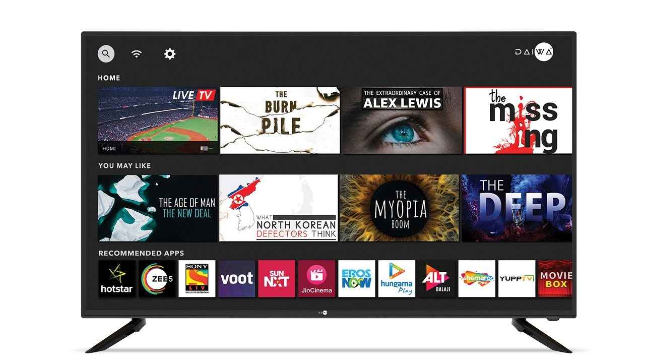 Indian Brand Daiwa announces its ‘Make in India’ Ultra 4K Smart TVs with Android9.0, dbx-tv audio and HDR10 support in India